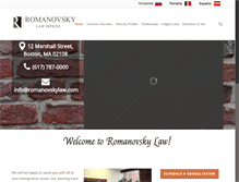 Tablet Screenshot of gregromanovsky.com